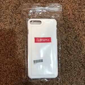 iPhone 7 Plus white supreme case